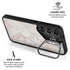 Rose Gold Marble Galaxy S24 FE Kickstand Case